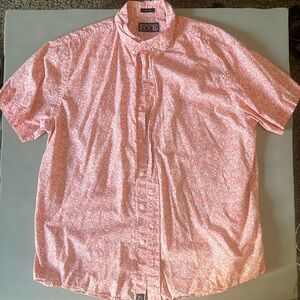 Hawker Rye Large Men’s Floral Pattern Short Sleeve Shirt​